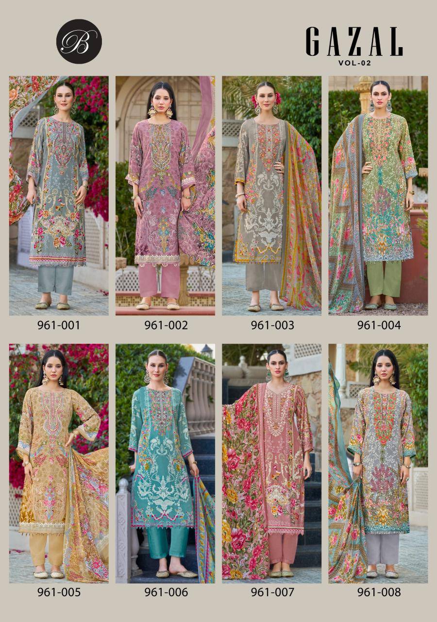 Belliza gazal vol 2 Bulk dress material suppliers in Pune
